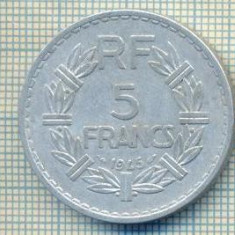 11674 MONEDA- FRANTA - 5 FRANCS -ANUL 1945 -STAREA CARE SE VEDE