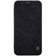 Husa iPhone X Nillkin Qin Flip Cover Piele Black foto