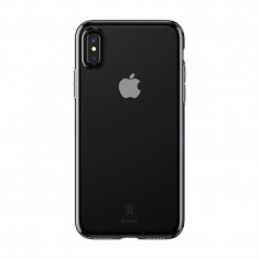 Husa Spate Slim Baseus iPhone X / iPhone 10 Transparenta foto