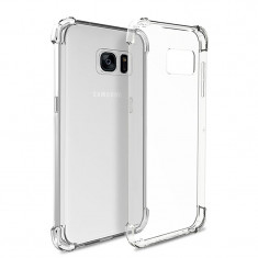 Husa Anti-shock Clear Upzz Samsung S7 Edge Transparenta Plus Folie Silicon Marca Upzz Itelmobile foto