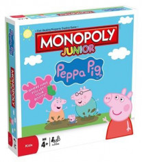 Joc Peppa Pig Jr Monopoly Board Game foto