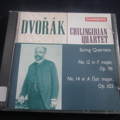 A.Dvorak - String Quartets no.12 & no.14 _ CD,album _ Chandos ( UK , 1991 )