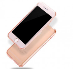 Husa 360 Grade Full Cover Silicon iPhone 7 Plus / 8 Plus Transparenta foto