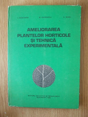 AMELIORAREA PLANTELOR HORTICOLE SI TEHNICA EXPERIMENTALA- CAZACEANU foto