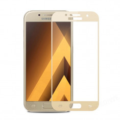 Folie Sticla Full Cover 3d Upzz Samsung J5 2017 Gold foto