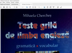 Teste grila engleza Mihaela Cherches PDF foto