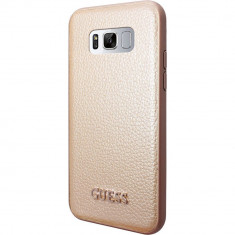 Husa Capac Spate Originala Guess Gold Guhcs8iglgo Samsung Galaxy S8 foto