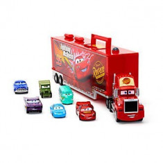 Camion Mack cu 6 masinute metalice incluse - Disney Cars foto