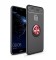 Husa Spate Silicon Premium Iring Metalic Upzz Huawei P10 Lite Cu Ring Metalic Pe Spate Negru-red