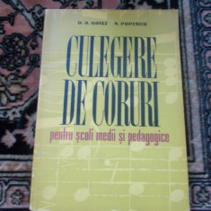 Culegere de coruri - D. D. Botez