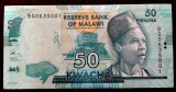 Malawi 50 Kwacha 2017 UNC necirculata **