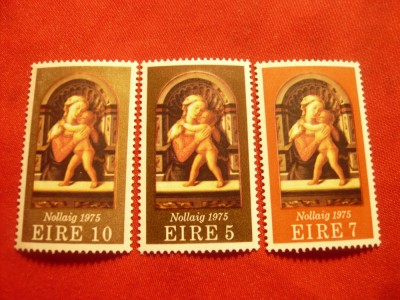 Serie- Craciun 1975 Irlanda , 3 val. foto