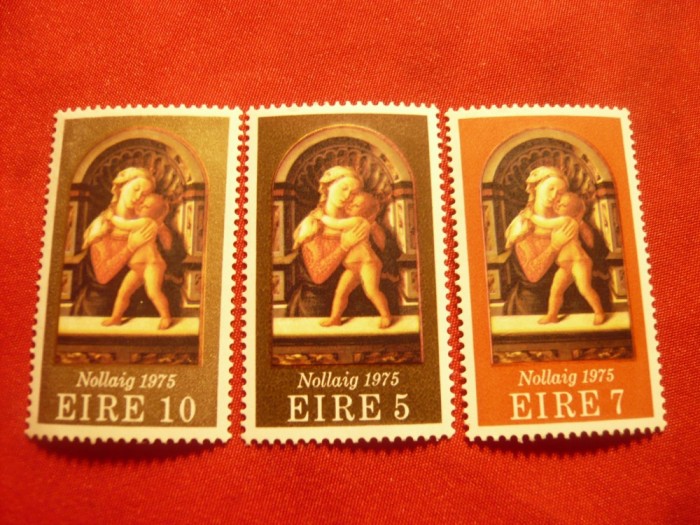 Serie- Craciun 1975 Irlanda , 3 val.
