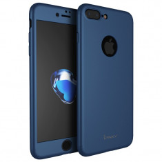 Husa Ipaky 360 Grade Ultra Slim iPhone 7 Plus Blue Folie Sticla Inclusa foto