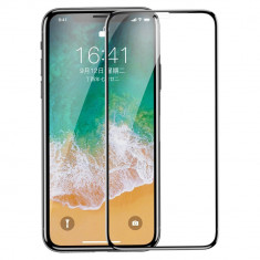 Folie Sticla Securizata Premium 5d Baseus iPhone X Full Glue ,full Cover-folie Camera Nano Glass Inclusa foto