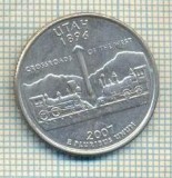 11640 MONEDA -S.U.A.- QUARTER DOLLAR UTAH- ANUL 2007 D -STAREA CARE SE VEDE, Europa