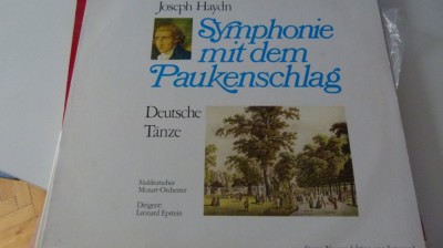 haydn - sy. mit dem paukenschlag - vinyl foto