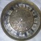 Cadran ceas de perete/pendul antic/epoca(bronz-alama)limbile aferente,Tp.GRATUIT