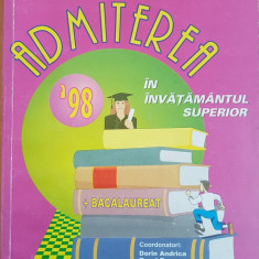 ADMITEREA IN INVATAMANTUL SUPERIOR MATEMATICA BACALAUREAT '98 - Andrei, Andrica