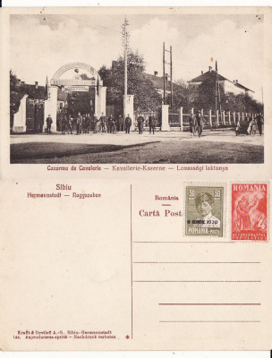 Sibiu - Cazarma cavalerie-militara, rara foto