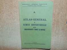 ATLAS GENERAL DE SEMNE CONVENTIONALE PENTRU COMANDAMENTE TRUPE SI SERVICII 1939 foto