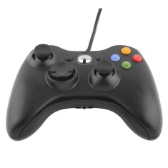 Controller cu fir compatibil XBOX 360 sau PC, cablu flexibil foto