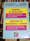 myh 26s - ADMITEREA IN INVATAMANTUL SUPERIOR - MODELE PREGATITOARE - ED 2000