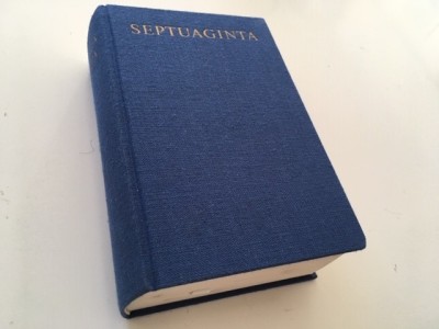 BIBLIA- SEPTUAGINTA.VOL.I LEGILE/PENTATEUHUL SI CARTILE ISTORICE. STUTTGART 1935 foto