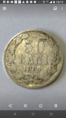 50 bani 1884 foto