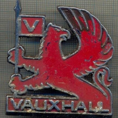 02 EMBLEMA VECHE AUTO PENTRU COLECTIONARI - AUTOTURISM ,,VAUXHALL"- METALICA