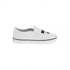Tenisi Femei Tommy Hilfiger Sequins Flatform Sneakers White FW0FW02796100 foto