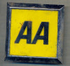 04 EMBLEMA VECHE AUTO PENTRU COLECTIONARI -MEMBRU ASOCIATIE AUTO - METALICA