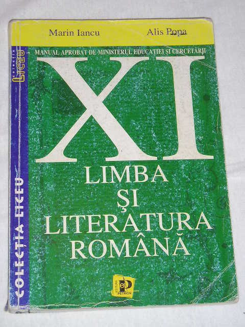 myh 33s - Manual limba romana - clasa 11 - ed 2002 - piesa de colectie