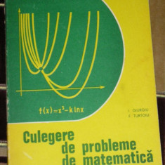 myh 33s - I Giurgiu - F Turtoiu - Culegere matematica liceu - ed 1981