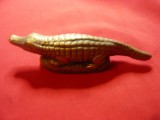 Statueta bronz - Crocodil , L= 13,3 cm