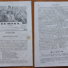 Revista Din Moldova ( Lumina ) , B. P. Hasdeu , Iasi , 1863 , an 1 , nr. 13-14