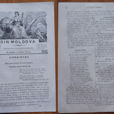 Revista Din Moldova , redactor Petriceicu Hasdeu , Iasi , 1862 , an 1 , nr. 6