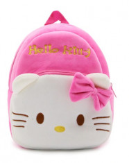 Ghiozdan Hello Kitty, 2 comportamente, roz foto