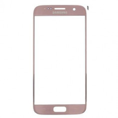 Geam Sticla Samsung Galaxy S7 G930 Roz Auriu foto