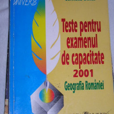 myh 33s - Apostol - Dinca - Geografia Romaniei - Teste capacitate - 2001