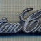 21 EMBLEMA VECHE AUTO PENTRU COLECTIONARI - ,,CUSTOM CRUISER&quot; - METALIC