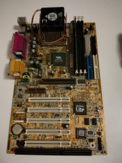 Kit placa de baza PC ATX colectie socket 370 MSI MS-6309 ISA+Pentium 3 733Mhz foto