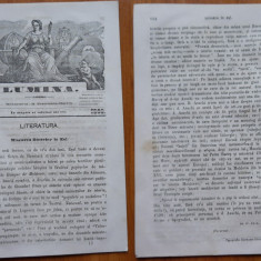 Revista Din Moldova ( Lumina ) , Petriceicu Hasdeu , Iasi , 1863 , an 1 , nr. 12