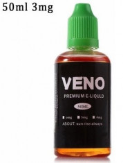 Lichid tigara electronica, Veno, 50ML, 3mg, aroma Pepene Verde e-liquid foto