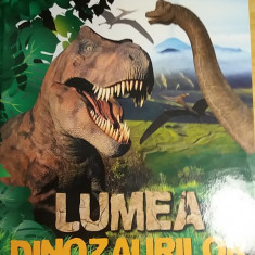 myh 16 - Album educativ cu cartonase pentru copii - Lumea dinozaurilor