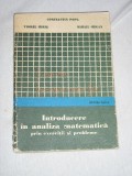 Myh 26s - INTRODUCERE IN ANALIZA MATEMATICA PRIN EXERCITII SI PROBLEME - ED 1976