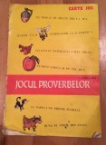 I. Nicolau, Jocul proverbelor, carte-joc, format mare, rezolvata/ imagini lipite