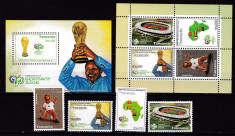 Tanzania 2006 sport fotbal MI 4342-4345 + 2 bl.587,588 MNH w54 foto