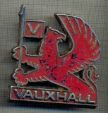 03 EMBLEMA VECHE AUTO PENTRU COLECTIONARI - AUTOTURISM ,,VAUXHALL&quot;- METALICA