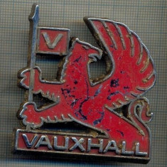 03 EMBLEMA VECHE AUTO PENTRU COLECTIONARI - AUTOTURISM ,,VAUXHALL"- METALICA